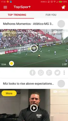 TopSport-All Hot Sport Videos android App screenshot 3